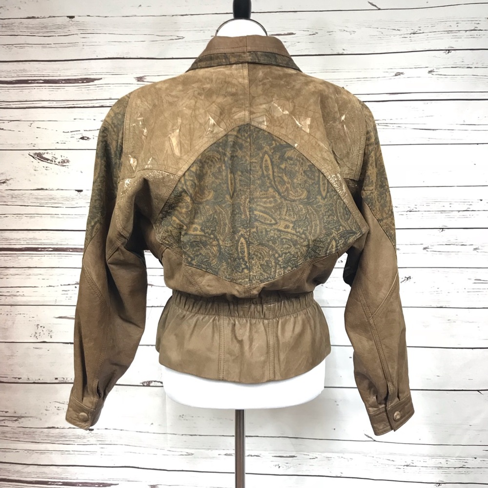 Vintage LEather Jacket Size S GUC - Picture 5 of 8
